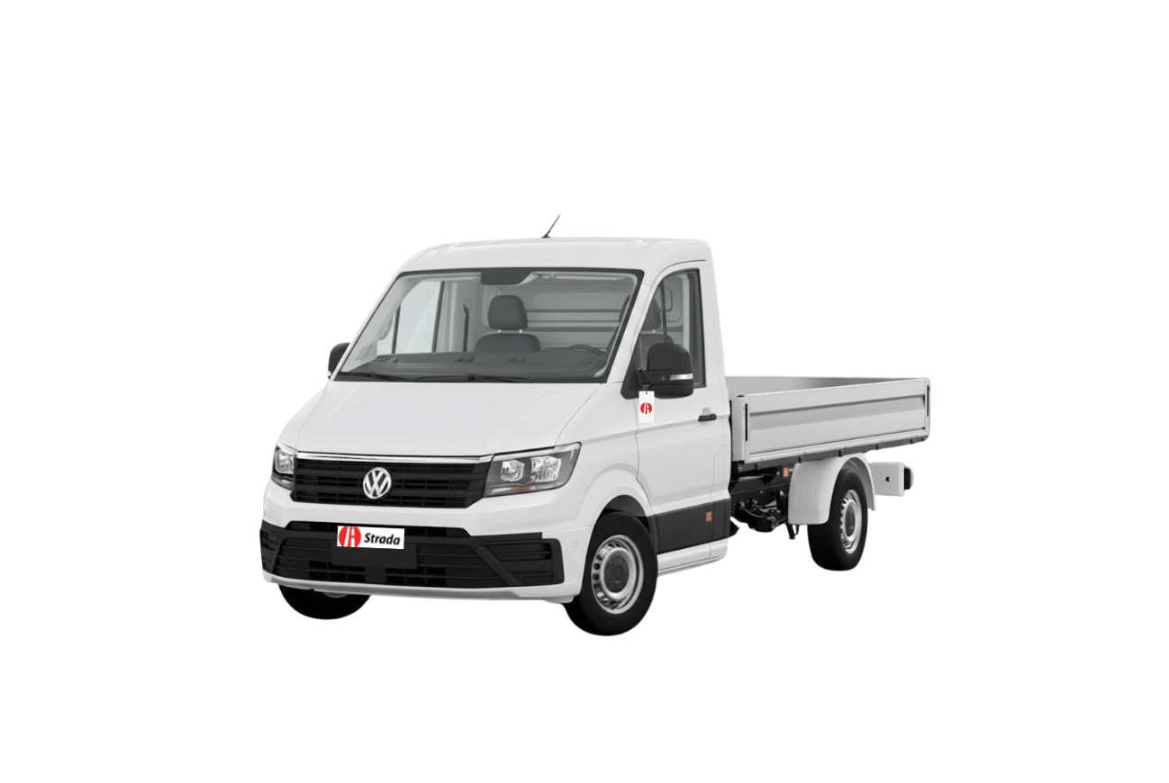 Volkswagen Crafter 35 L3 2.0 TDI 103kW cassone c.s. ant. con cassone fisso e sponde abbattibili noleggio a lungo termine Strada