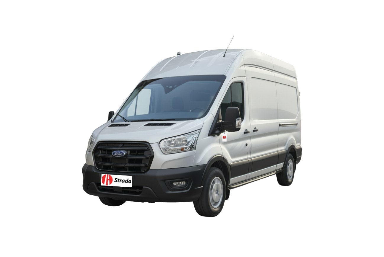 FORD E-TRANSIT T/P Elettrico 68KWH 184cv 350 L2H2 Trend noleggio a lungo termine Strada Srl 