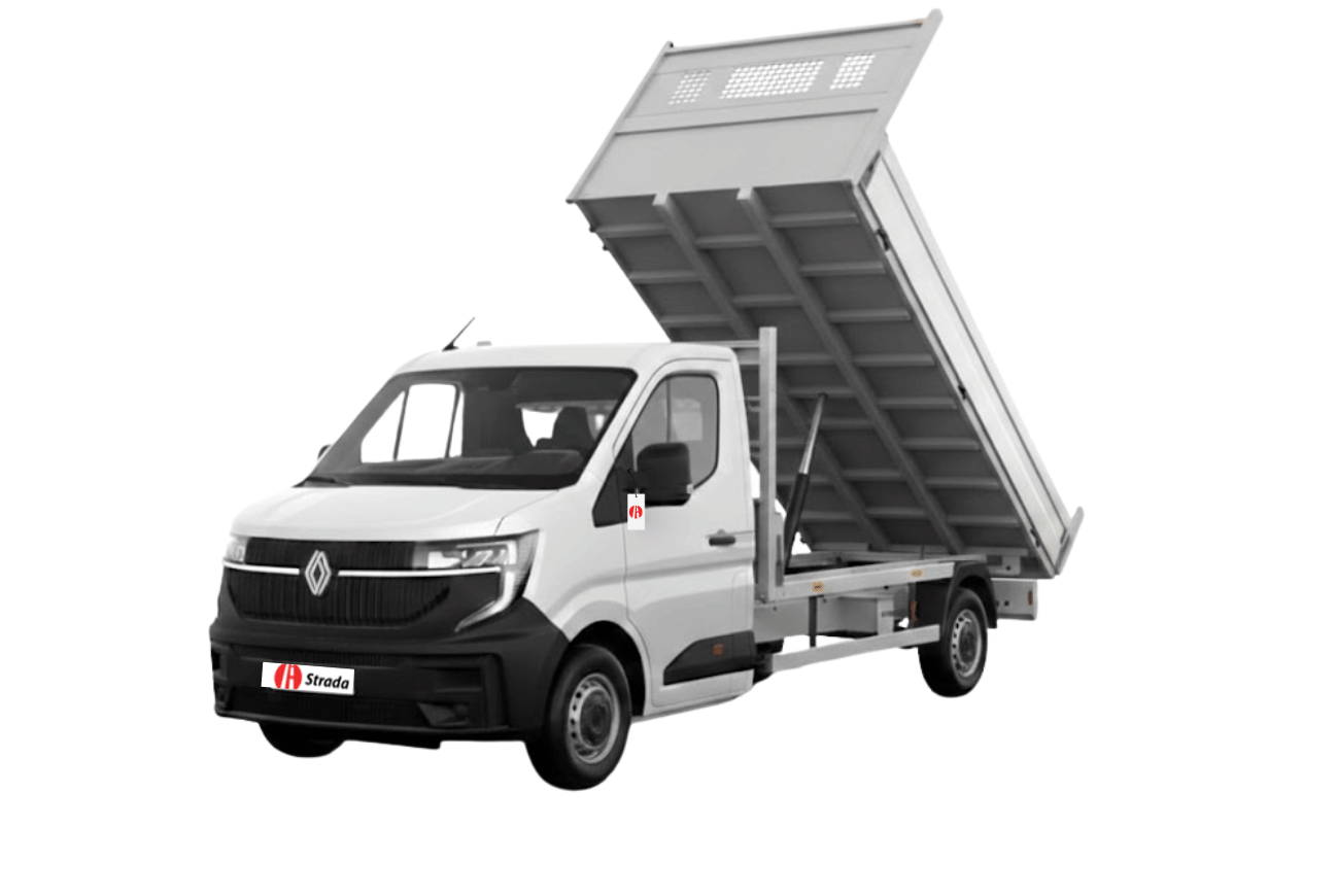 Renault Master TCS TA L3 T35 RS Blue dCi 130 E6E-bis con cassone ribaltabile trilaterale a sponde abbattibili noleggio a lungo termine