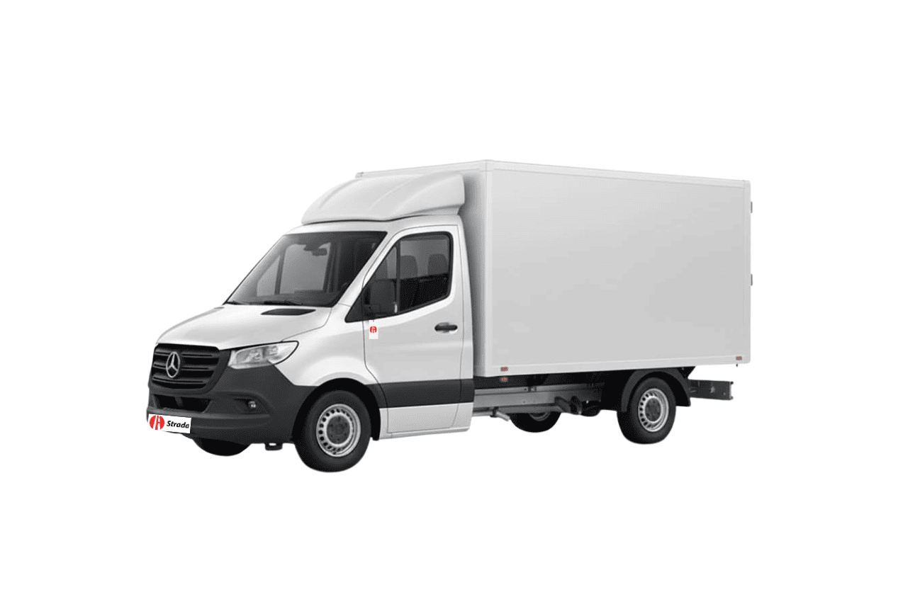 Mercedes Benz Sprinter Telaio 311CDI 43/35 con furgonatura in alluminio con porta laterale Destra noleggio a lungo termine Strada