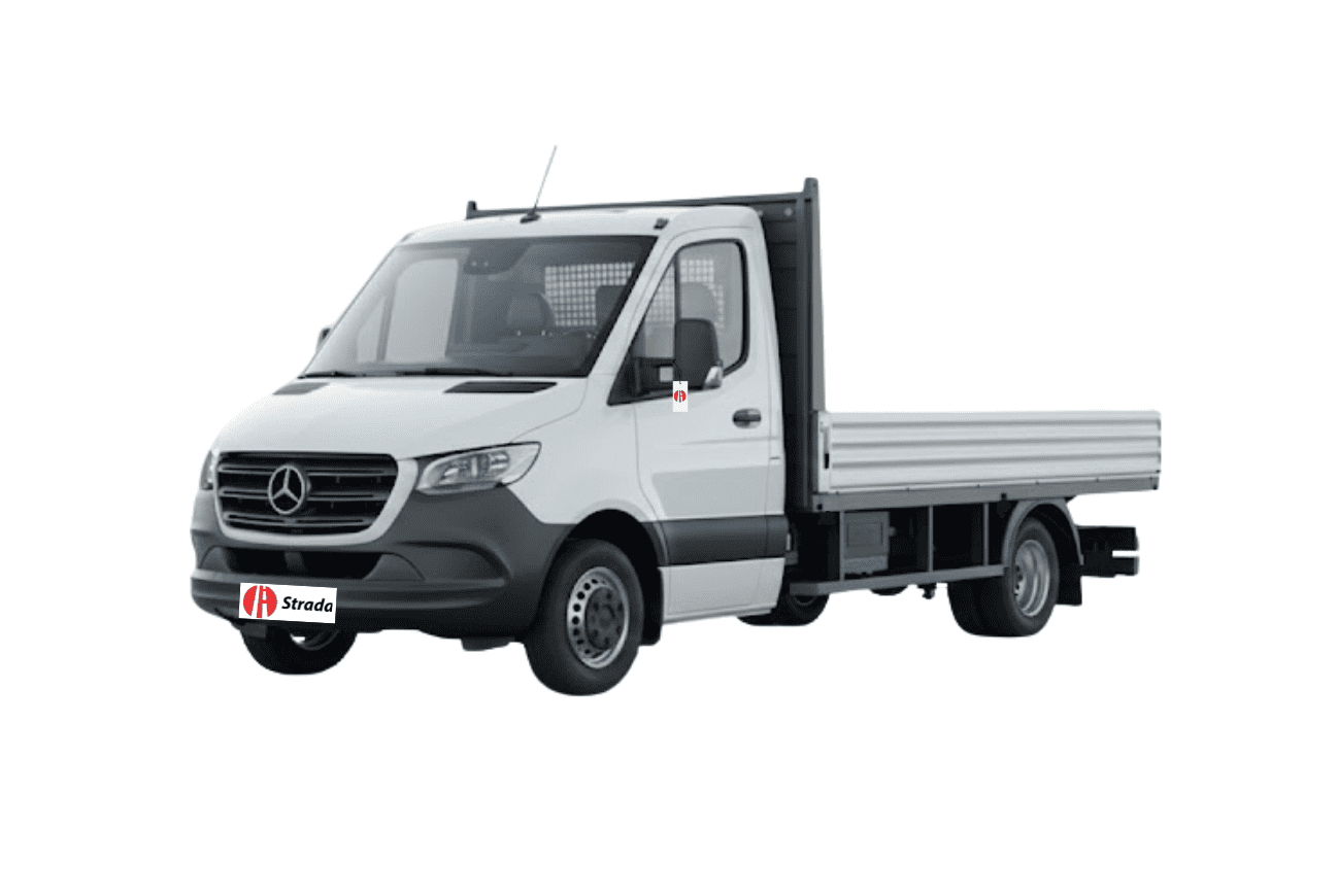 Mercedes Benz Sprinter Telaio 315CDI 43/35 con cassone fisso e sponde abbattibili noleggio a lungo termine Strada
