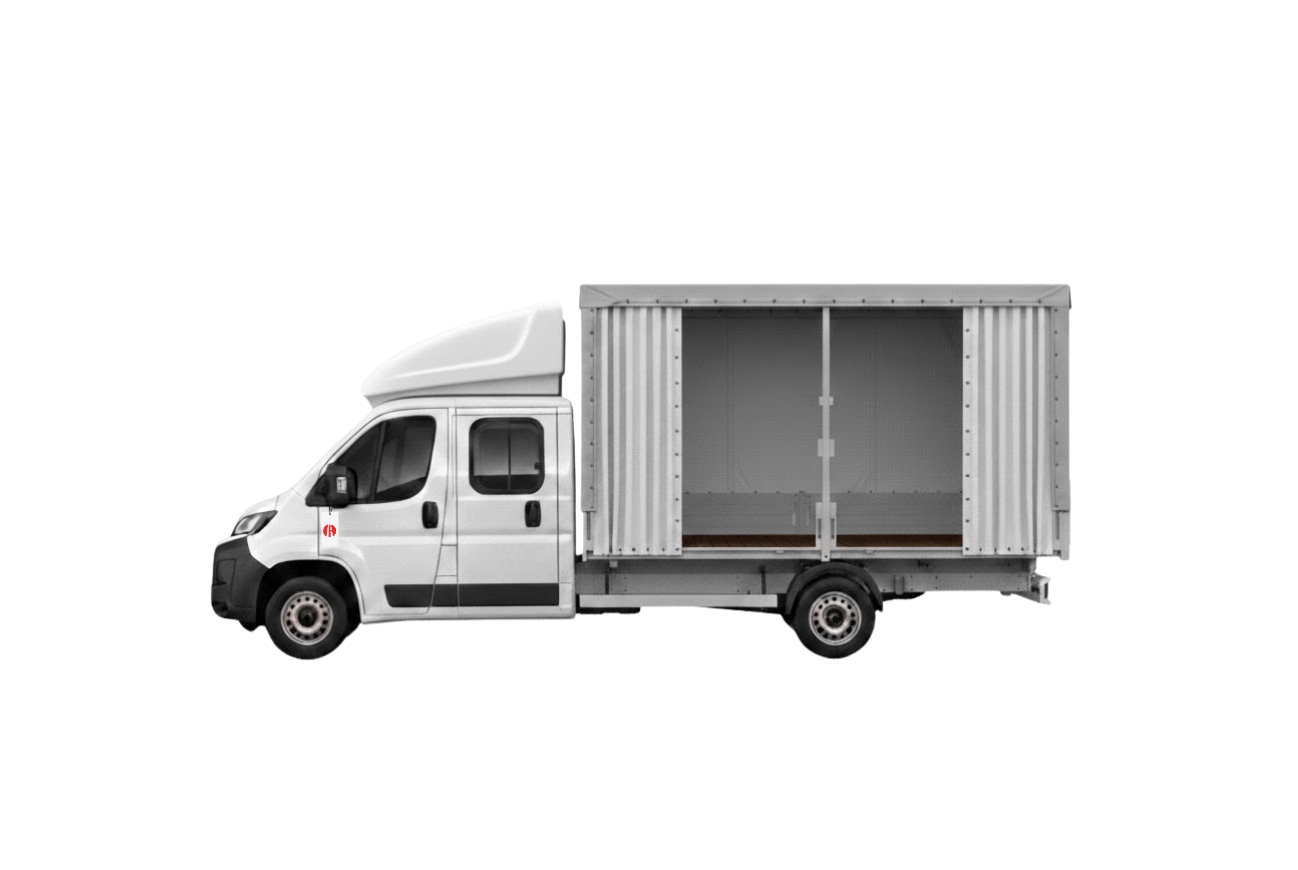 Peugeot BOXER 2.2 Diesel 140cv 35 Heavy L4 Doppia Cabina centina apribile su tre lati noleggio a lungo termine Strada
