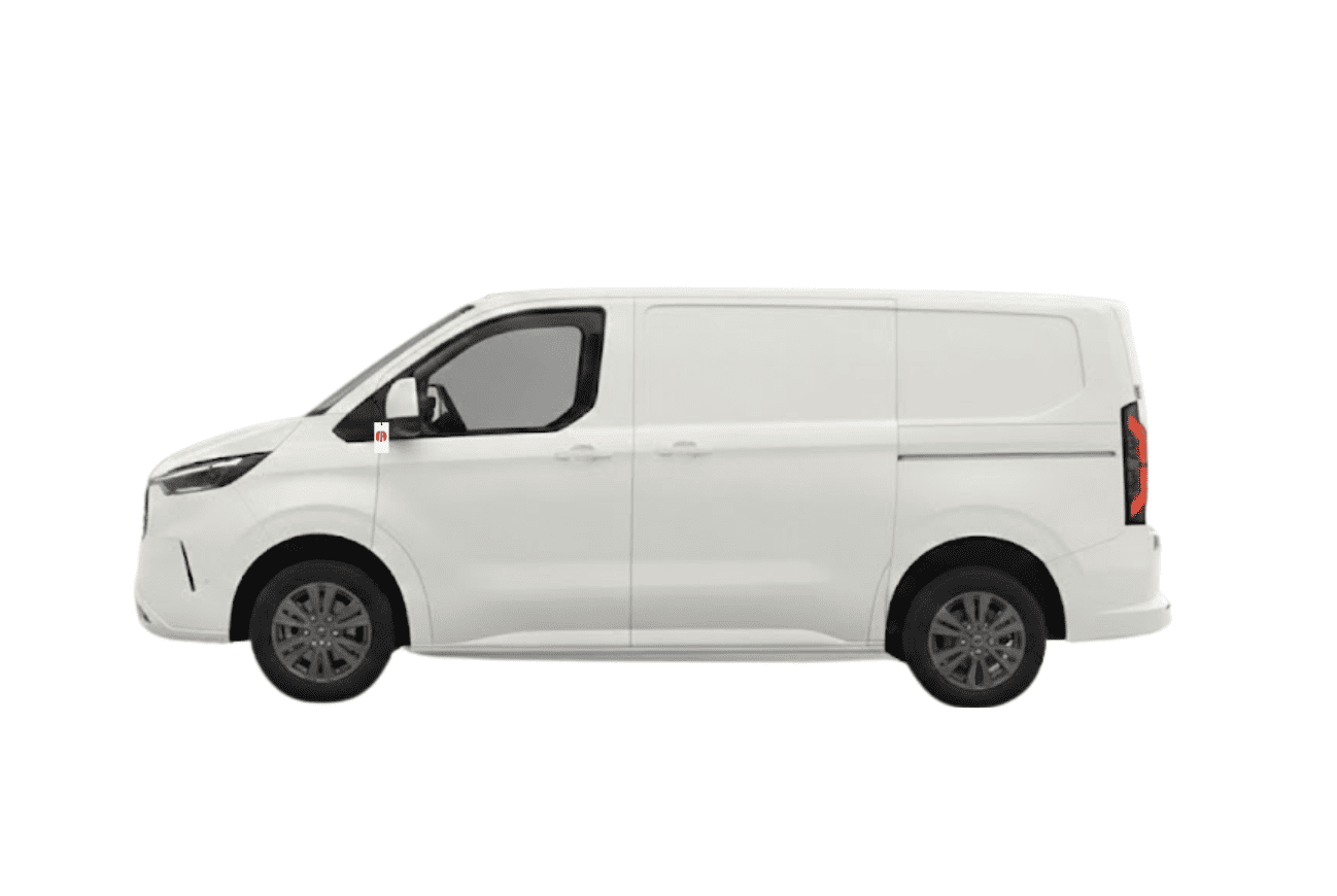 FORD TRANSIT Custom 320 L1H1 BEV 64kWh 136cv Auto Trend noleggio a lungo termine Strada Srl 