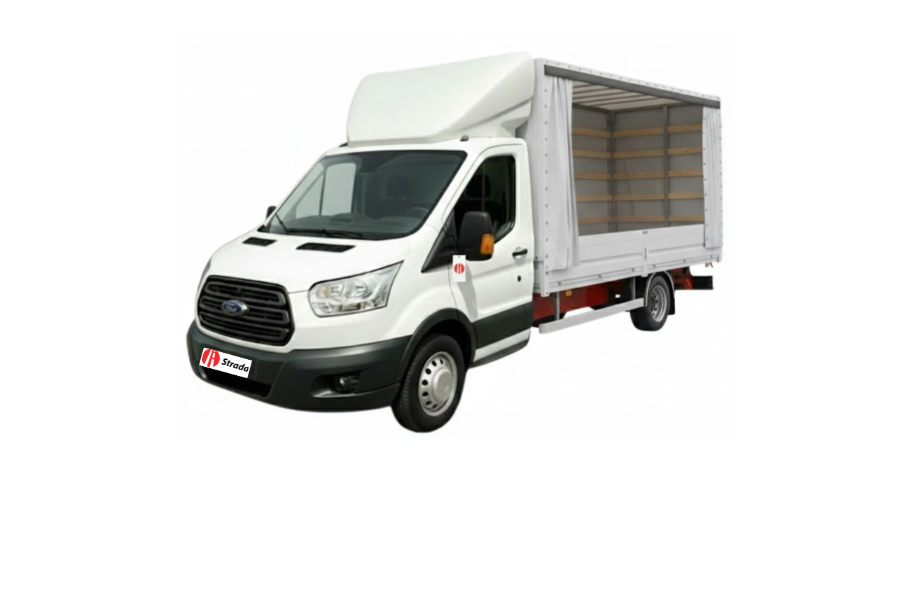 Ford Transit Centinato Telonato Apribile e Scorrevole su 3 Lati T/P Elettrico 68KWH 184cv 350 L3 Trend noleggio a lungo termine Strada Srl 